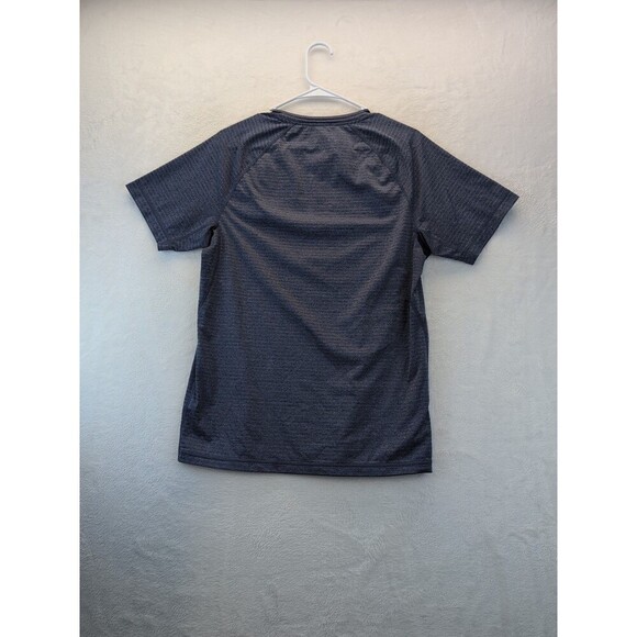 Rhone Sentry Blue Heather V Neck Performance Workout T Shirt Small STH--182 - Picture 2 of 9